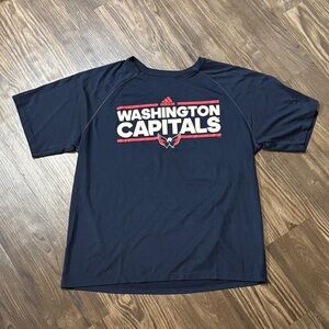 Adidas Washington Capitals tech/performance tee